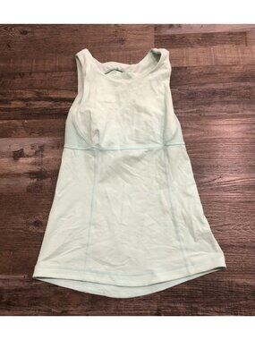 Lululemon Swank Tank Size 4 Athletic Aquamarine Blue